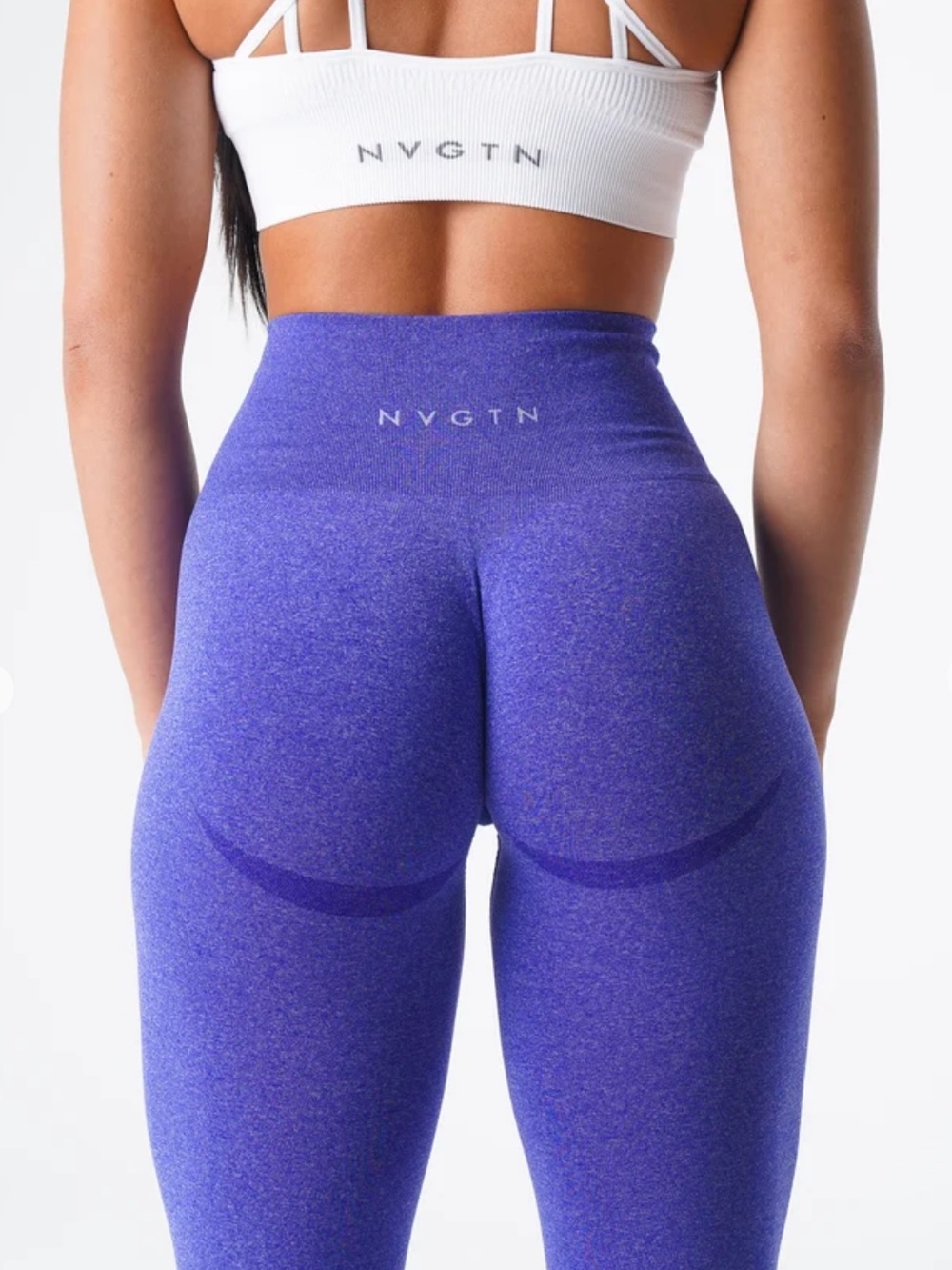 NVGTN leggings size s electric Blue Sculpting High-Waist Leggings